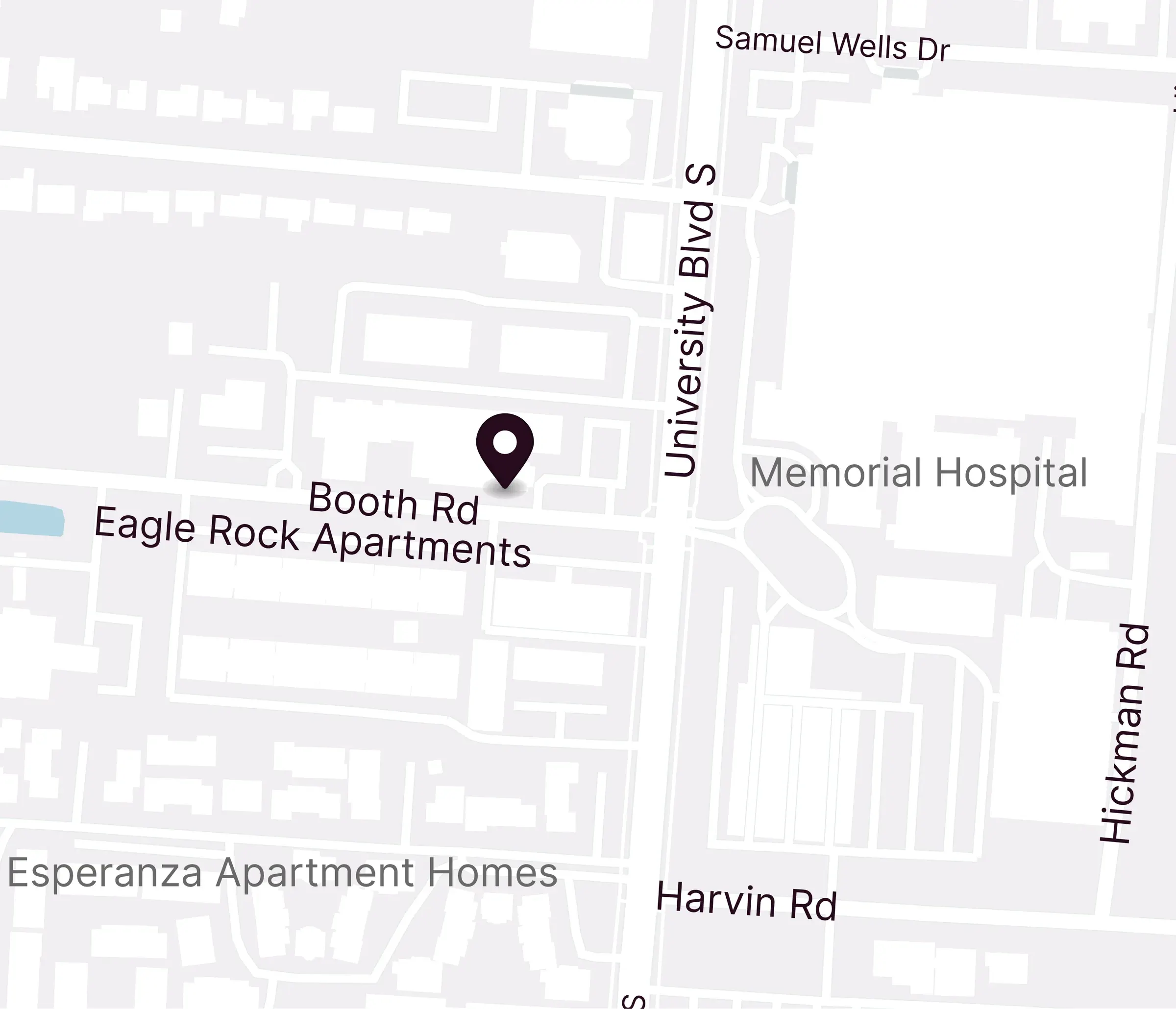 Map showing the Vivo Healthcare location at 301 Gloria St, Clewiston, FL 33440