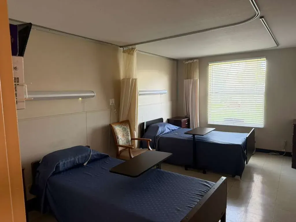 A semi-private resident room at Vivo Healthcare Clewiston